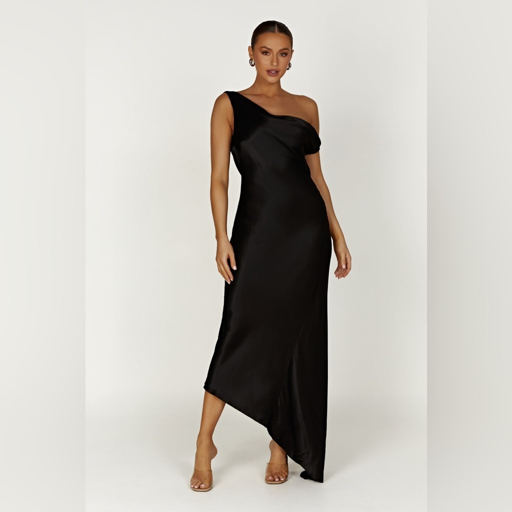Meshki Yvette
Slip Maxi Dress With Asymmetrical Hem